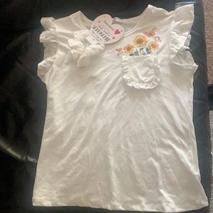 Beautiful girl top with a scrunchie
